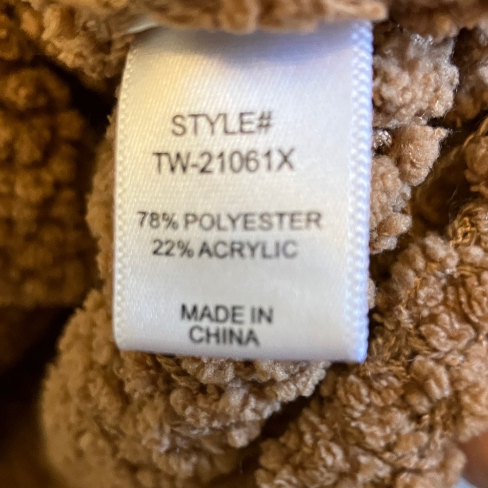 Zenana Outfitters Textured Tan Cardigan - Picture 3 of 6
